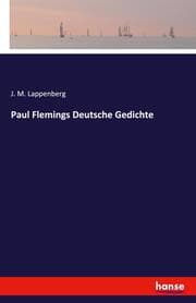 Cover von Paul Flemings Deutsche Gedichte