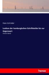 Cover von Lexikon der hamburgischen Schriftsteller bis zur Gegenwart