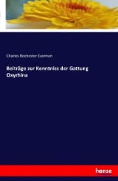 Cover von Beiträge zur Kenntniss der Gattung Oxyrhina