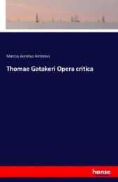 Cover von Thomae Gatakeri Opera critica