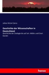 Cover von Geschichte der Wissenschaften in Deutschland