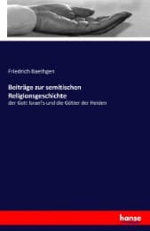 Cover von Beiträge zur semitischen Religionsgeschichte