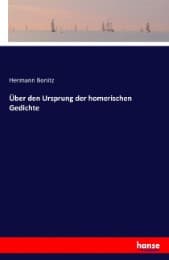 Cover von Über den Ursprung der homerischen Gedichte