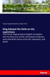 Cover von King Edward the Sixth on the supremacy