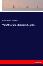 Cover von Vom Ursprung sittlicher Erkenntnis