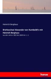 Cover von Briefwechsel Alexander von Humboldt's mit Heinrich Berghaus
