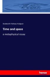 Cover von Time and space