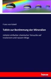Cover von Tafeln zur Bestimmung der Mineralien