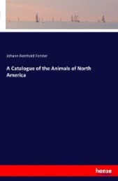 Cover von A Catalogue of the Animals of North America