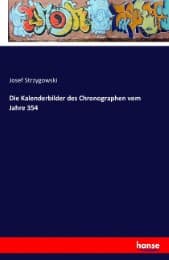 Cover von Die Kalenderbilder des Chronographen vom Jahre 354