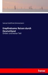 Cover von Empfindsame Reisen durch Deutschland
