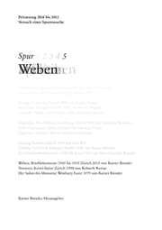 Cover von Spur 5 Weben