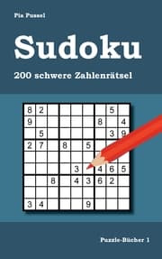 Cover von Sudoku 200 schwere Zahlenrätsel