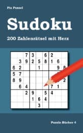 Cover von Sudoku 200 Zahlenrätsel mit Herz