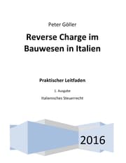 Cover von Reverse Charge im Bauwesen in Italien