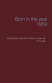Cover von Born in the year 1959