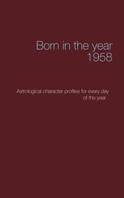 Cover von Born in the year 1958