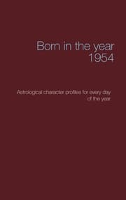 Cover von Born in the year 1954