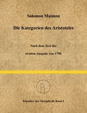 Cover von Die Kategorien des Aristoteles