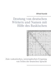 Cover von Deutung von deutschen Wörtern und Namen mit Hilfe des Baskischen