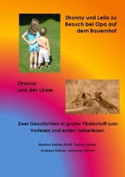 Cover von Stronny und Leila zu Besuch bei Opa auf dem Bauernhof & Stronny und der Löwe