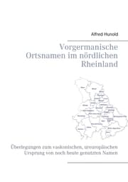 Cover von Vorgermanische Ortsnamen im nördlichen Rheinland