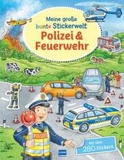 Cover von Meine große bunte Stickerwelt - Polizei und Feuerwehr