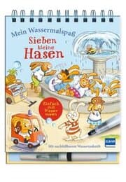 Cover von Mein Wassermalspaß - Sieben kleine Hasen