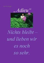 Cover von Adieu