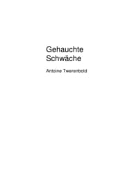 Cover von Gehauchte Schwäche