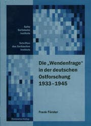 Cover von Die 'Wendenfrage' in der deutschen Ostforschung