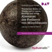 Cover von Wunderbare Reisen zu Wasser und zu Lande, Feldzüge und lustige Abenteuer des Freiherrn von Münchhausen