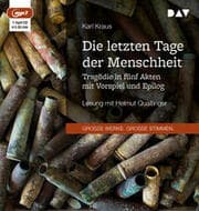 Cover von Die letzten Tage der Menschheit