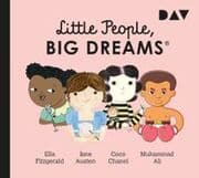 Cover von Little People, Big Dreams® - Teil 2: Ella Fitzgerald, Jane Austen, Coco Chanel, Muhammad Ali