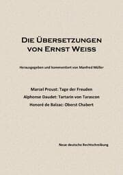Cover von Die Übersetzungen von Ernst Weiß