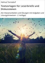 Cover von Textvorlagen für Leserbriefe und Diskussionen