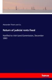 Cover von Return of judicial rents fixed
