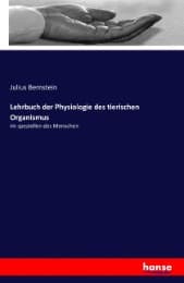 Cover von Lehrbuch der Physiologie des tierischen Organismus