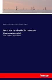 Cover von Paulys Real Encyclopädie der classischen Altertumswissenschaft