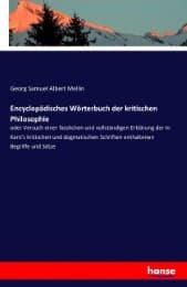Cover von Encyclopädisches Wörterbuch der kritischen Philosophie