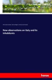 Cover von New observations on Italy and its inhabitants