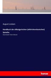 Cover von Handbuch der altbulgarischen (altkirchenslavischen) Sprache.