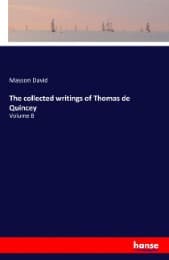 Cover von The collected writings of Thomas de Quincey