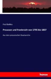 Cover von Preussen und Frankreich von 1795 bis 1807