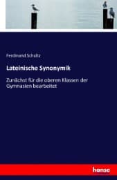 Cover von Lateinische Synonymik