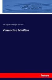 Cover von Vermischte Schriften