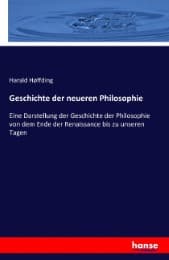 Cover von Geschichte der neueren Philosophie