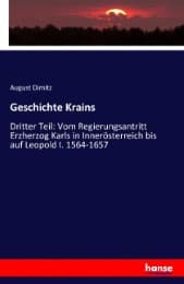 Cover von Geschichte Krains