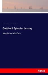Cover von Gotthold Ephraim Lessing