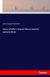 Cover von Johann Scheffler's (Angelus Silesius) sämtliche poetische Werke